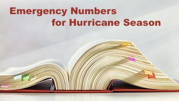 Emergency Numbers for Hurricane Season